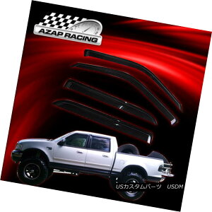 GAp[c Fits 01-03 Ford F150 Crew Cab Slim Acrylic Window Visors 4Pc tBbg01-03tH[hF150N[LuXANEBhEoCU[4Pc