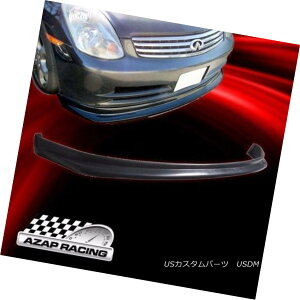 �G�A���p�[�c 2003 04 NIS Style Black Poly Urethane Front Bumper Lip Spoiler Fits Infiniti G35 2003 04 NIS�X�^�C���u���b�N�|���E���^���t�����g�o���p�[���b�v�X�|�C���[�C���t�B�j�e�BG35�ɓK�� �y���s�A���i�z