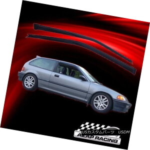 GAp[c Fits 88-89 Honda Civic Hatchback Slim Acrylic Window Visors 2Pc tBbg88-89z_VrbNnb`obNXANoCU[2