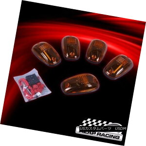 �G�A���p�[�c Truck SUV Vans Pickup Roof LED Lamps Driving Lights Kits 5 Piece Yellow �g���b�NSUV�o���Y�s�b�N�A�b�v���[�tLED�����v�h���C�r���O���C�g�L�b�g5�s�[�X�C�G���[ �y���s�A���i�z