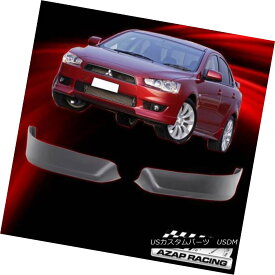 エアロパーツ 08-14 OE Style PP Front Bumper Lip Spoiler BodyKit Fits Mitsubishi Lancer 08-14 OEスタイルPPフロントバンパーリップスポイラーボディキットフィット三菱ランサー