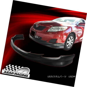 GAp[c 09-10 K-Style PU Front Bumper Lip Spoiler Fits Toyota Corolla Sedan 09-10 K-X^CPUtgop[bvX|C[Ag^J[Z_ɃtBbg