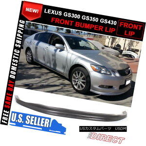 GAp[c For 06 07 Lexus GS300 GS350 GS430 TTE Style Front Bumper Lip - PU 06 07NTXGS300 GS350 GS430 TTEX^Ctgop[bv - PU