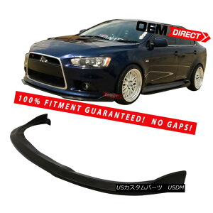 エアロパーツ For 09-15 Mitsubishi Lancer CS Front Lip Splitter Ralliart GT GTS Models 09-15三菱ランサーCSフロントリップスプリッターRalliart GT GTSモデル