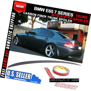 �G�A���p�[�c 02-08 E65 Pre-Facelift 7-Series 4Dr M-Tech Msport Carbon Fiber CF Trunk Spoiler 02-08 E65�v���t�F�C�X���t�g7�V���[�Y4Dr M-Tech Msport�J�[�{���t�@�C�o�[CF�g�����N�E�X�|�C���[ �y���s�A���i�z