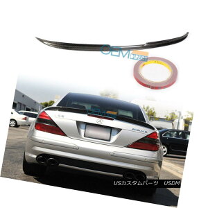 GAp[c 03-11 Benz Sl-Class R230 A Type Rear Boot Trunk Spoiler Wing Carbon Fiber CF 03-11xcSl-Class R230 A^CvEAEu[gEgNEX|C[ECOEJ[{t@Co[CF