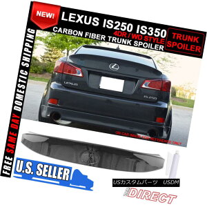 GAp[c For 06-13 Lexus Is250 Is 350 Isf W Style Trunk Spoiler Carbon Fiber CF 06-13NTXIs250350 Isf WX^CgNX|C[J[{t@Co[CF