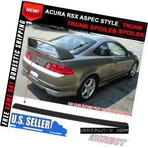 エアロパーツ 02-06 Acura RSX DC5 Aspec Mini Decklid For Type R Trunk Spoiler - ABS 02-06 Acura RSX DC5 AspecミニDecklidタイプRトランク・スポイラー - ABS