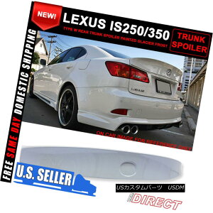 GAp[c For 06-13 IS250 IS350 IK Style Trunk Spoiler - Painted Glacier Frost Mica #074 06-13 IS250 IS350 IKX^CgNEX|C[ - hςݕX̓tXgE}CJ074