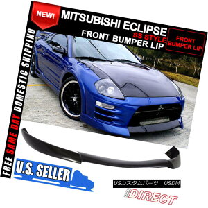 �G�A���p�[�c For 00-02 Mitsubishi Eclipse Ss Style Front Bumper Lip Air Chin Dam Spoiler 00-02�p�O�HEclipse Ss�X�^�C���t�����g�o���p�[���b�v�G�A�[�`���_���X�|�C���[