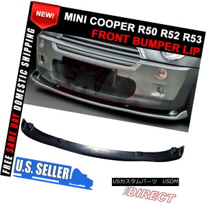GAp[c For 02-06 R50 R52 R53 Mini Cooper H Hm Style Front Bumper Lip 02-06pR50 R52 R53~jN[p[H HmX^Ctgop[bv