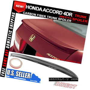 GAp[c 03-05 Honda Accord 4D 4DR 4 Door Sedan OE Style Trunk Spoiler Carbon Fiber CF 03-05z_AR[h4D 4DR 4hAZ_OEX^CgNX|C[J[{t@Co[CF