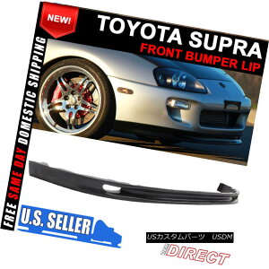 GAp[c For 93-98 Toyota Supra Front Bumper Lip Magic Whifbitz Aero Style PU 93-98 Toyota Supratgop[bv}WbNWhifbitz Aero Style PU