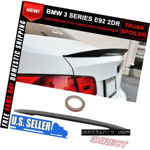 GAp[c 07-13 BMW 3 Series E92 2Dr Coupe P Style High Kick Carbon Fiber CF Trunk Spoiler 07-13 BMW 3V[YE92 2DrN[yPX^CnCLbNJ[{t@Co[CFgNEX|C[