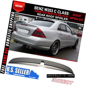 GAp[c 01-07 Mercedes W203 C-Class Roof Spoiler Painted Matte Black - ABS 01-07ZfXW203 CNX[tX|C[h}bgubN - ABS