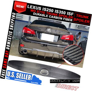 GAp[c For 06-13 Lexus Is250 350 Isf IK Carbon Fiber Rear Trunk Spoiler Deck Tail Wing 06-13 Lexus Is250 350 Isf IKJ[{t@Co[AgNEX|C[fbLe[EBO