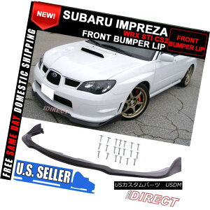GAp[c Fit For 06-07 Subaru Impreza WRX STI 4 Door Front Lip Spoiler CS Style PP tBbg06-07XoCvbTWRX STI 4hAtgbvX|C[CSX^CPP