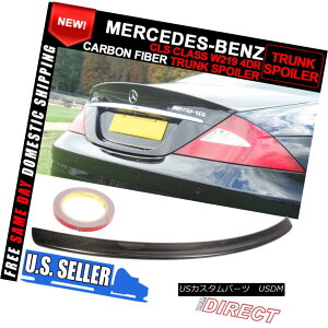 GAp[c 05-10 Benz CLS-Class W219 4D Sedan Rear Trunk Spoiler Wing Carbon Fiber CF 05-10xcCLSNXW219 4DZ_AgNX|C[EBOJ[{t@Co[CF