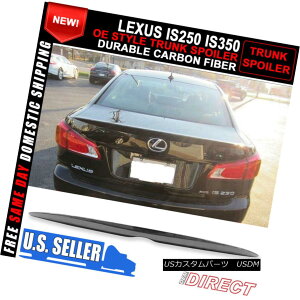 GAp[c For 06-13 Lexus Is250 Is350 4Dr OE Style Carbon Fiber CF Trunk Spoiler 06-13NTXIs250 Is350 4Dr OEX^CJ[{t@Co[CFgNEX|C[