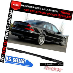 GAp[c 01-07 BENZ C-class W203 ABS AMG Style Trunk Spoiler Painted # 040 Black 01-07xcCNXW203 ABS AMGX^CgNX|C[040h