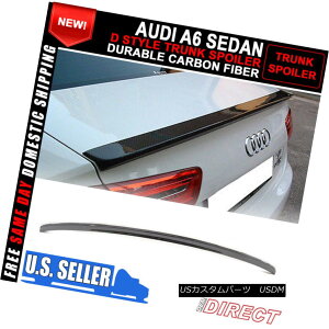 GAp[c 12-14 Audi A6 Sedan C7 D Style Carbon Fiber CF Trunk Spoiler 12-14AEfBA6Z_C7 DX^CJ[{t@Co[CFgNEX|C[