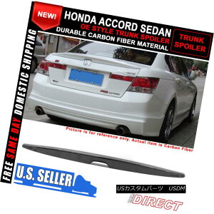 GAp[c 08-12 Honda Accord Sedan 4D 4Dr Jdm OE Carbon Fiber CF Trunk Spoiler 08-12z_AR[hZ_4D 4Dr Jdm OEJ[{t@Co[CFgNEX|C[