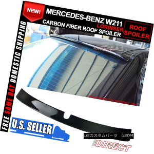 GAp[c 02 03 04 05 W211 E-Class 4Dr 4Door Carbon Fiber CF L Style Roof Spoiler Wing 02 03 04 05 W211 ENX4Dr 4DoorJ[{t@Co[CF LX^C[tX|C[ECO
