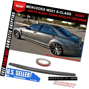 GAp[c 07-13 Mercedes-Benz W221 S-Class Rear Trunk Spoiler Wing Painted Matte Black 07-13ZfXExcW221 SNXEAEgNEX|C[ECOEyCgE}bgEubN
