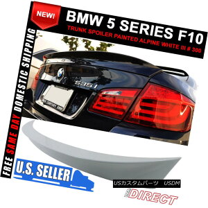 �G�A���p�[�c 11-16 5 Series F10 4Dr AC Style Trunk Spoiler ABS Painted Alpine White III # 300 11-16 5�V���[�YF10 4Dr AC�X�^�C���g�����N�X�|�C���[ABS�h���A���p�C���z���C�gIII��300 �y���s�A���i�z