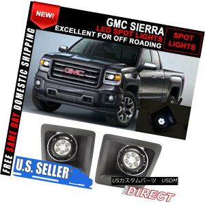 �G�A���p�[�c For 14-16 GMC Sierra OE Style Cree Led Clear Spotlights Off Roading 14?16 GMC��Sierra OE�X�^�C���N���[�ɂ́A�I�t���[�h�N���A�X�|�b�g���C�g �y���s�A���i�z