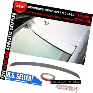 GAp[c 07-13 Benz W221 S Class L Style Roof Spoiler Painted Matte Black 07-13xcW221 SNXLX^C[tX|C[h}bgubN