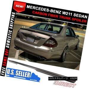 GAp[c Fit 03-09 Mercedes-benz E-Class W211 4D Rear Trunk Spoiler Wing Carbon Fiber CF tBbg03-09ZfXxcENXW211 4DAgNX|C[EBOJ[{t@Co[CF