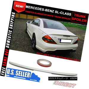 GAp[c 03-11 Benz SL Class R230 AMG Style Trunk ABS Spoiler Paint Alabaster White #960 03-11xcSLNXR230 AMGX^CgNABSX|C[yCgAoX^[zCg960