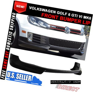 GAp[c Fits 10-14 Volkswagen VW Golf 6 GTI RG Type Front Bumper Lip - PU Urethane tBbg10-14tHNX[QVWSt6 GTI RG^Cvtgop[bv - PUE^
