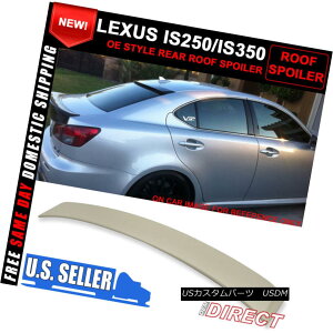 GAp[c For 06-13 Lexus IS250 IS350 OE Rear Roof Spoiler Wing ABS Unpainted Window Lip 06-13NTXIS250 IS350 OEA[tX|C[EBOABShEChbv
