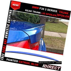 GAp[c 12-18 BMW F30 P Style Color Code #B45 Painted Trunk Spoiler 12-18 BMW F30 PX^CJ[R[hB45hgNX|C[