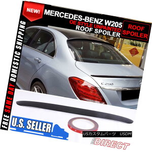 GAp[c 15-17 Mercedes Benz W205 C Class 4Dr OE Style Roof Spoiler Unpainted Black ABS 15-17ZfXxcW205 CNX4Dr OEX^C[tX|C[hubNABS