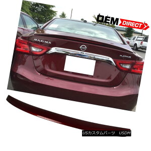 GAp[c Fit For 16-18 Maxima OE ABS Trunk Spoiler Painted Coulis Red # NAW 16-18}LV}OẼtBbgABSgNX|C[hCoulis#NAW