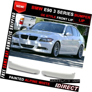 GAp[c 06-08 BMW 3 Series E90 Front Splitter Lip OE Style Alpine White Painted 06-08 BMW 3V[YE90tgXvb^[bvOEX^CApCzCgh