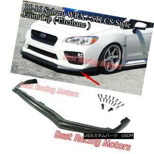 GAp[c CS Style Front Bumper Lip (Urethane) Fits 15-17 Subaru WRX STi CSX^Ctgop[bviE^j15-17XoWRX STi