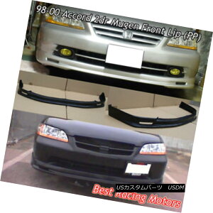 �G�A���p�[�c Mu-gen Style Front Bumper Lip (PP) Fits 98-00 Honda Accord 2dr Mu-gen�X�^�C���t�����g�o���p�[���b�v�iPP�j98-00 Honda Accord 2dr �y���s�A���i�z