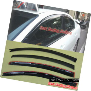GAp[c JDM Style Side Window Visors Fits 04-09 Mazda 3 4dr JDMX^C̃TChEBhEoCU[04-09}c_3 4drɓK