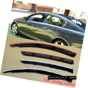 GAp[c JDM Style Side Window Visors Fits 06-11 Lexus GS300 GS350 GS430 GS450h GS460 JDMX^C̃TChEChEoCU[06-11ɓK郌NTXGS300 GS350 GS430 GS450h GS460