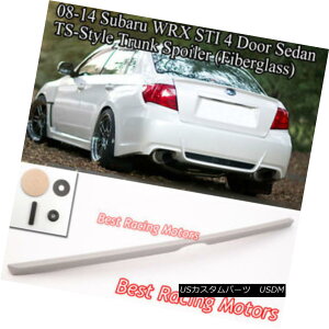 GAp[c TS Style Rear Trunk Lip Spoiler (FRP) Fits 08-14 Subaru Impreza WRX STi 4dr TSX^CAgNbvX|C[iFRPjtBbg08-14XoCvbTWRX STi 4dr