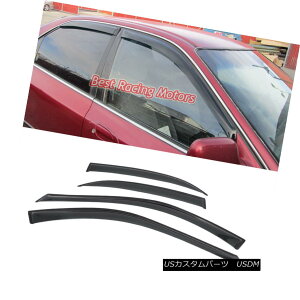 GAp[c JDM Style Side Window Visors Fits 94-97 Honda Accord 4dr JDMX^C̃TChEBhEoCU[94-97z_AR[h4drɓK