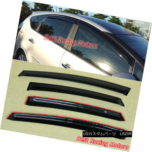 GAp[c JDM Style Side Window Visors Fits 12-16 Toyota Prius V 4dr JDMX^C̃TChEBhEoCU[12-16g^vEXV 4drɓK
