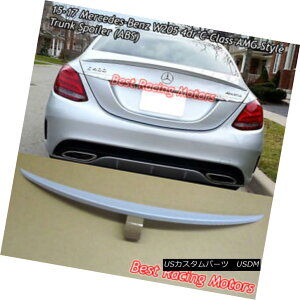 GAp[c A Style Trunk Spoiler (ABS) Fits 15-18 Mercedes-Benz W205 C-Class 4dr X^CEgNEX|C[iABSj15-18̃ZfXExcW205 CNX4drɓK