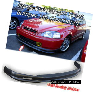 GAp[c Mu-gen Style Front Bumper Lip (Urethane) Fits 96-98 Honda Civic 2dr Mu-genX^Ctgop[bviE^j96-98 Honda Civic 2dr