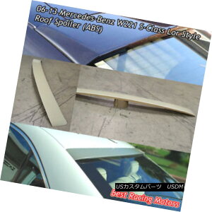 GAp[c Lor Style Roof Spoiler Wing (ABS) Fits 06-13 Mercedes-Benz W221 S-Class LorX^C̉tX|C[EBOiABSj06-13̃ZfXxcW221 SNXɓK