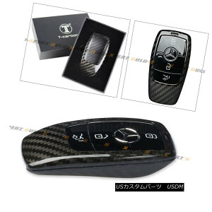 �G�A���p�[�c LUXURY REAL CARBON FIBER CASE FOR 2017 MERCEDES-BENZ E-CLASS E300 SMART KEY FOB 2017 MERCEDES-BENZ E-CLASS E300 SMART KEY FOB�̂��߂̍��؂ȃ��A���J�[�{���t�@�C�o�[�P�[�X �y���s�A���i�z